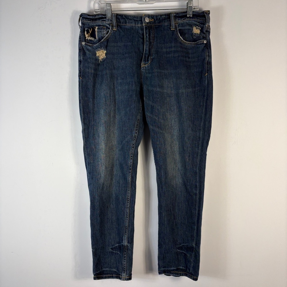 Pilcro and the Letterpress Dark Blue Boyfriend Jeans 29